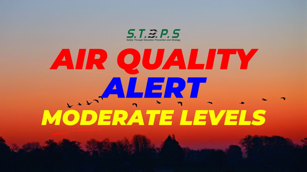 Air Quality Down To Moderate Levels